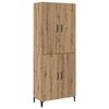 vidaXL Highboard 2 pcs Dąb rzemieślniczy Materiał drewnopochodny