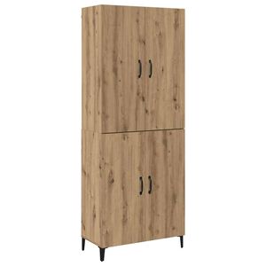 vidaXL Highboard 2 pcs Dąb rzemieślniczy Materiał drewnopochodny