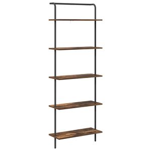 vidaXL P&oacute;łka na książki 5 poziomy 60 x 24 x 168 cm Drewno inżynieryjne