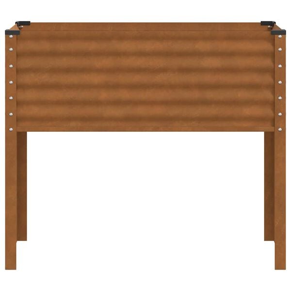 vidaXL Donica ogrodowa 100x45x90 cm Stal nierdzewna