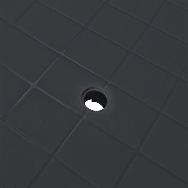 vidaXL Stół ogrodowy, antracytowy, 101 x 68 x 72 cm, plastikowy