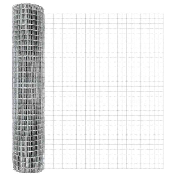 vidaXL Ogrodzenie Euro 1,6 x 10 m Żelazo pokryte PVC