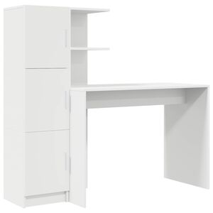 vidaXL Biurko Biały 133,5 x 50 x 124 cm 2 szt.