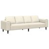 vidaXL Sofa do salonu Kremowy 250 x 77 x 76 cm