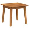 vidaXL Stolik boczny brązowy 45 x 45 x 40 cm Lite Drewno Akacji