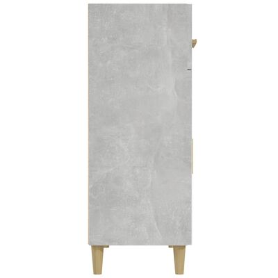 vidaXL Szafka, szarość betonu, 69,5x34x89 cm, materiał drewnopochodny
