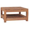 vidaXL Stolik kawowy, 68 x 67 x 35 cm, lite drewno tekowe