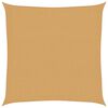 vidaXL Żagiel przeciwsłoneczny, 160 g/m&sup2;, piaskowy, 3,6x3,6 m, HDPE
