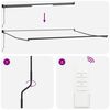 vidaXL Markiza Czarny 500 x 300 x 165 cm Poliester i Metal