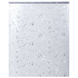 vidaXL Folia okienna, matowa, wz&oacute;r kwiatowy, 45x500 cm, PVC