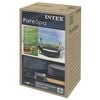 INTEX Pokrywa do spa ciemnoszary 180 x 180 cm PVC i PU