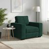 vidaXL Sofa Fotel Ciemnozielony 100x77x82 cm Aksamit