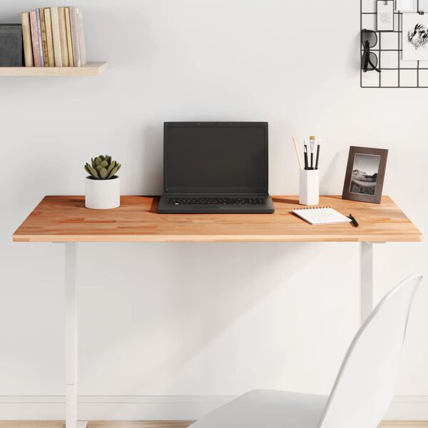 vidaXL Blat do stołu, 100x60x1,5 cm, prostokątny, lite drewno bukowe