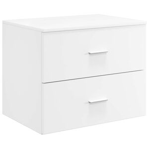 vidaXL Szafka Łazienkowa Wisząca Biały 62,5 x 44,5 x 50 cm