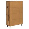 vidaXL Highboard z szufladą Stare drewno 69,5 x 31 x 115 cm