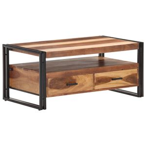 vidaXL Stolik kawowy, 100x55x45 cm, lite drewno akacjowe