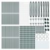 vidaXL Słupek ogrodzeniowy. 52 pcs Zielony 3,2 x 3,2 x 200 cm Stal