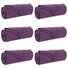 vidaXL Koce narzutowe 6 pcs Fioletowy 270 x 240 cm Polar