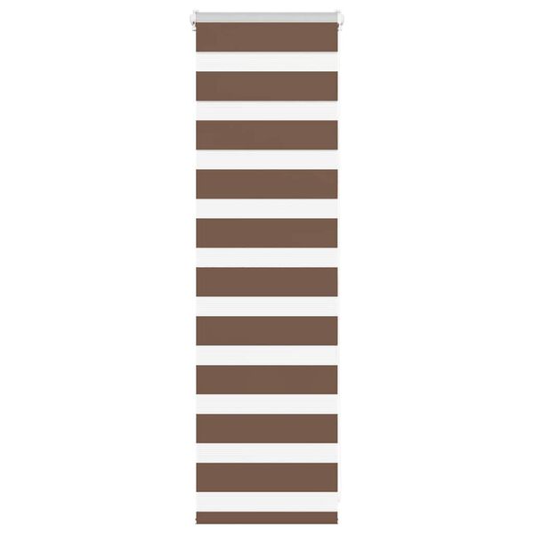 vidaXL Roleta zebra, brzozowa, szerokość tkaniny 40,9 cm, poliester