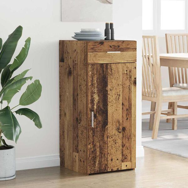 vidaXL Bufet z szufladą Dąb rzemieślniczy 42,5 x 40 x 93 cm