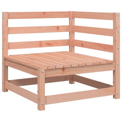 vidaXL Sofa ogrodowa z podnóżkiem, 2-osobowa, lite drewno daglezjowe