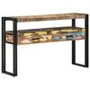 vidaXL Konsola Wielokolorowe 120 x 33 x 75 cm Lite Drewno Recyklingowe