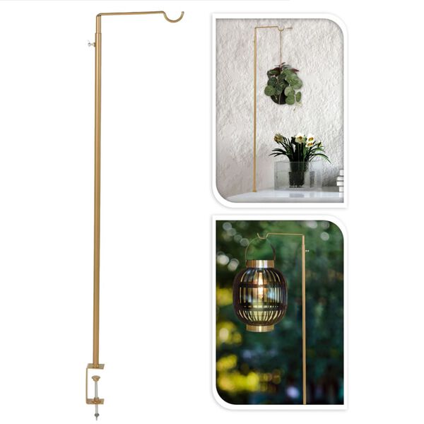 H&S Collection Wysięgnik z haczykiem i zaciskiem do stołu, 20x90 cm