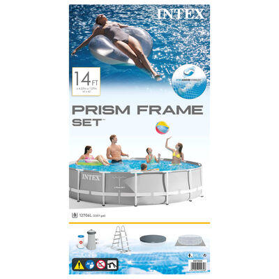Intex Basen Prism Frame Premium z akcesoriami, 427x107 cm