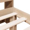 vidaXL Ł&oacute;żko z regałem, bez materaca, 90x190 cm, drewno sosnowe