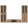 vidaXL Zestaw szafek RTV Dąb rzemieślniczy Materiał drewnopochodny