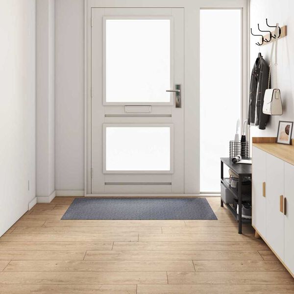 vidaXL Bieżnik dywanowy Jasnoszary 80 x 150 cm tkanina