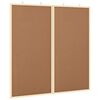 vidaXL Tablica informacyjna 80 x 80 x 1.4 cm Lite drewno sosnowe