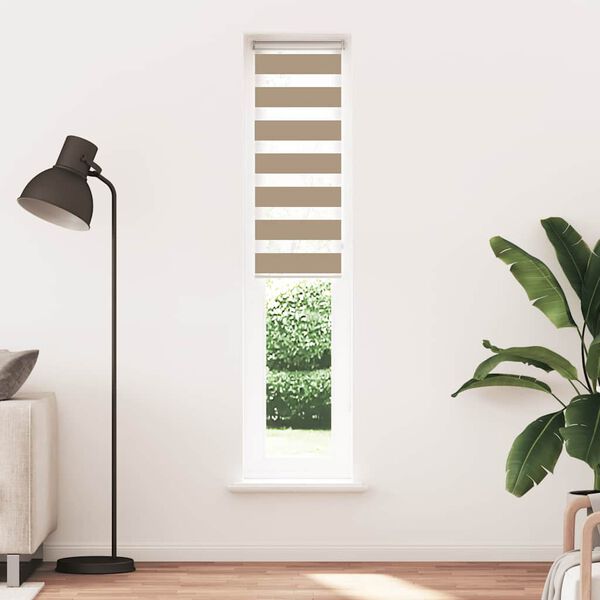 vidaXL Roleta zebra, 45x200 cm, szerokość tkaniny 40,9 cm, poliester