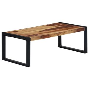 vidaXL Stolik kawowy, 110 x 60 x 40 cm, lite drewno akacjowe
