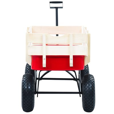vidaXL Wózek ręczny, 150 kg, czerwony