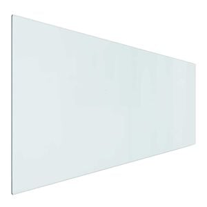 vidaXL Szklana płyta kominkowa przezroczysty 120 x 50 cm Szkło