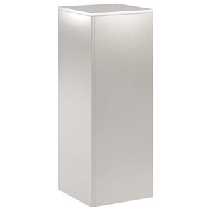 vidaXL Stojak na rośliny srebrny 30 x 30 x 80 cm Stal