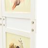 vidaXL Panel Romdivider Biały 212 x 165 cm MDF