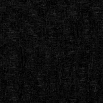 vidaXL Sofa z funkcją spania, czarna, 80x200 cm, obita tkaniną