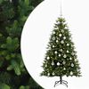 vidaXL Sztuczna choinka z bombkami 120 cm 150 LED Ciepła biel