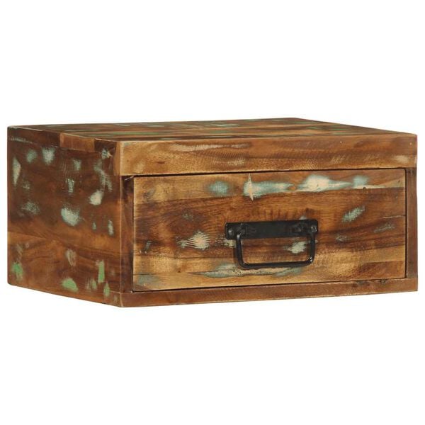 vidaXL Ścienne szafki nocne, 2 szt., lite drewno odzyskane