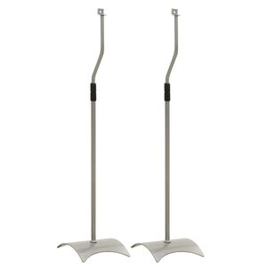 vidaXL Uniwersalny stojak na głośniki, 2 szt., srebrny