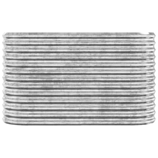 vidaXL Podwyższona donica, stal ocynkowana 114x40x68 cm