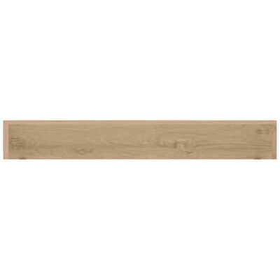 vidaXL Półki ścienne, 2 szt., 110x15x6 cm, lite drewno tekowe