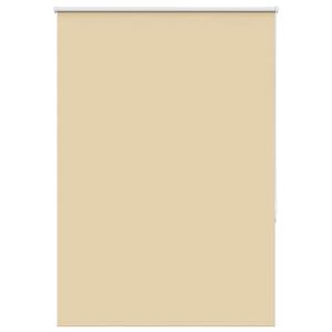vidaXL Roleta zaciemniająca beżowa 110x130cm Szerokość tkaniny 105,7cm