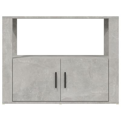 vidaXL Szafka, szarość betonu, 80x30x60 cm, materiał drewnopochodny