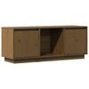 vidaXL Szafka pod TV, miodowy brąz 110,5x35x44 cm, lite drewno sosnowe