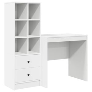 vidaXL Biurko Biały 125,5 x 50 x 127 cm 2 szt.