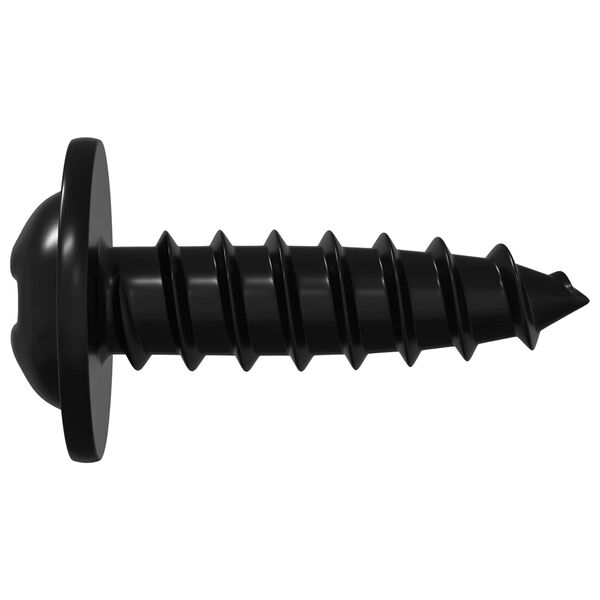 vidaXL Wsuwany gw&oacute;źdź 16364 pcs Czarny 3,5 x 12 mm Żelazo