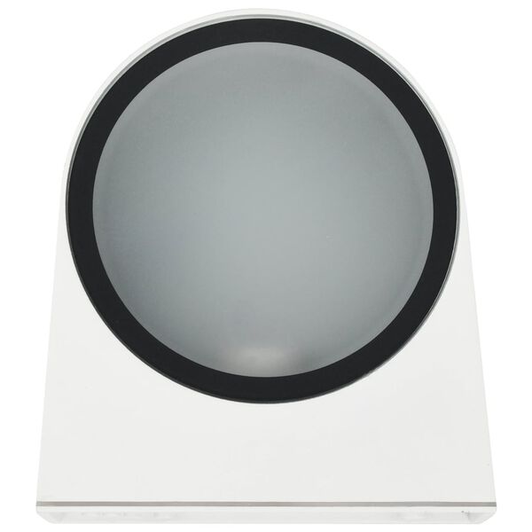 vidaXL Zewnętrzne lampy ścienne, 2 szt., 11 W, białe, okrągłe